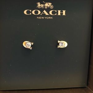 Coach “C” Earrings